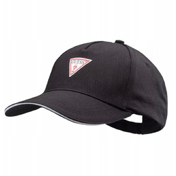 Guess czapka z daszkiem triangle patch czarna