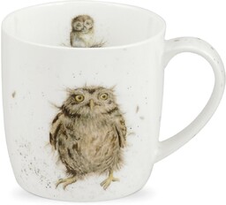 KUBEK PORCELANOWY Royal Worcester''s Wrendale Designs SÓWKI