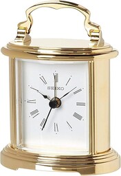 Seiko Peyton zegar stołowy, złoty