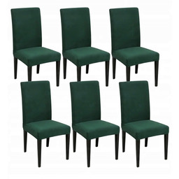 Pokrowce Na Krzesła 6 Szt Elastyczne Pokrowiec Uniwersalne
