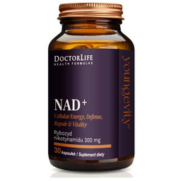 Doctor Life NAD+ Rybozyd nikotynamidu 300mg, 30kaps.
