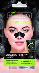 Bielenda Carbo Detox Czarny Węgiel Plastry oczyszczające