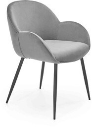 Krzesło k480 popiel (tkanina velvet) halmar