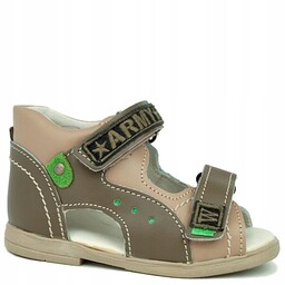 Postęp Mieszko 255/D/1 sandały profilaktyczne z obcasem Thomasa