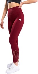 Venum Damskie legginsy sparingowe bezszwowe, burgund, S