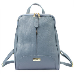 MiaMore Damski miejski pojemny plecak skóra naturalna