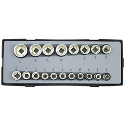 FORCE T4194 Zestaw kluczy nasadowych Stal chromowo-wanadowa