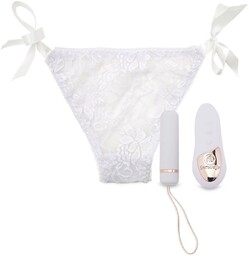 Orgazmowe majteczki - Remote Control Pleasure Panty White