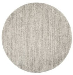 Dywan okrągły nowoczesny T006A light gray Sari B1X