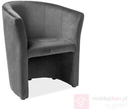 Fotel TM-1 Velvet Signal Bluvel 14 szary