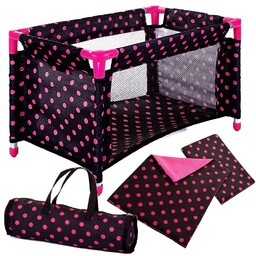 Łóżeczko Dla Lalek, Kojec, Łóżeczko Turystyczne, Zestaw Torba