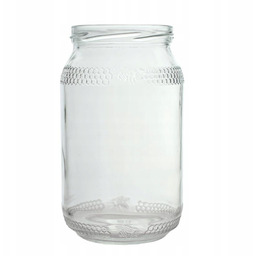 Słoiki 0,9l 900ml grawer komórka plaster miodu 48