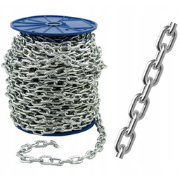 Łańcuch Techniczny Gospodarczy Ocynkowany Stalowy Metalowy fi 5mm