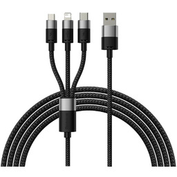 Kabel 3w1 USB - micro USB / Lightning