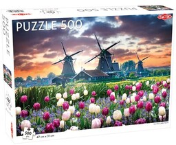 TACTIC Puzzle Lovers Old Mills and Tulips 56652