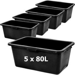 Kastra Budowlana 5 szt do zaprawy prostokątna 80