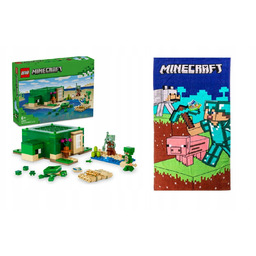 Zestaw Minecraft Ręcznik kąpielowy 70 cm x 140