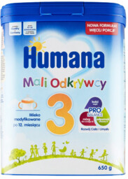Humana - 3 Mleko modyfikowane po 12 miesiącu