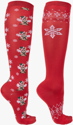 Podkolanówki jeździeckie Merry Christmas 2-pak - QHP -