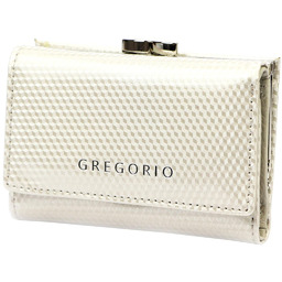 Zgrabna damska portmonetka skórzana Gregorio