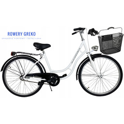 Rower Damski Damka Męski Miejski Uniwersal 26 Kosz