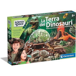 Clementoni - Nauka Lab-La Ziemia Kit Paleontologia, Botanika
