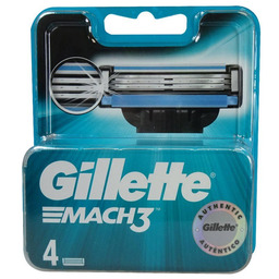 Gillette, Mach 3 Ostrza, 4 szt.