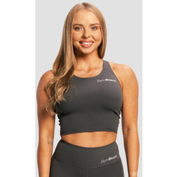 GymBeam Damski Top Sportowy BEAT Charcoal