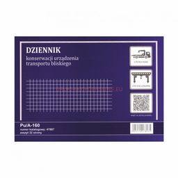 Dziennik konserwacji urządzenia transportu bliskiego [Pu/A-160]
