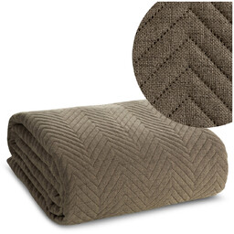 Narzuta 170 x 210 Pikowana Len3 C.Beżowy