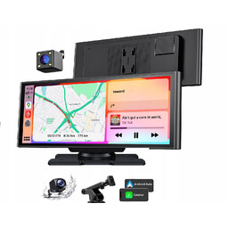 Radioodtwarzacz Samochodowy Bezprzewodowy CarPlay Android Auto Kamera Tył