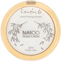 LOVELY Bamboo Pressed Powder transparenty, matujący puder prasowany