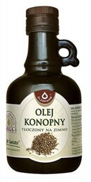 Olej konopny tłoczony na zimno - 250 ml