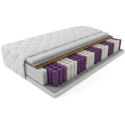 Materac kieszeniowy + kokos - model SZEDAR 160x200x18