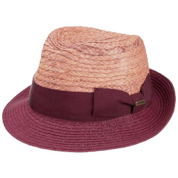 Dalona Trilby Straw Hat by McBURN, brudny róż,