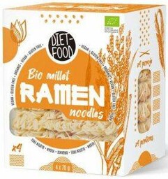 DIET-FOOD Makaron Jaglany RAMEN Noodle 280g (4x70g)