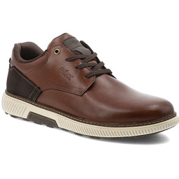 Rieker Brązowe Półbuty Męskie Eleganckie Buty