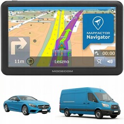 Nawigacja 7" mapy Polska Europa MapFactor działa