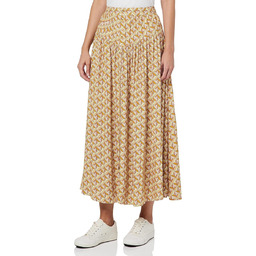 Hurley City Block Button Up Maxi Skirt Spódnica