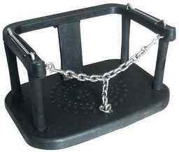 Huśtawka kubełkowa z łańcuszkiem na łańcuchu (stal nierdzewna