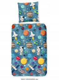 Pościel Flanelowa Dla Dziecka Kosmos Planety 140X200 Bawełna