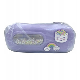 Astra Eva 3D Kitty Violet Piórnik szkolny piankowy