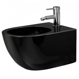 REA-C6380 Carlo Mini Black Bidet wiszący
