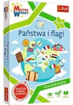 Gra edukacyjna państwa i flagi MISTRZ WIEDZY TREFL