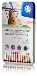 Kredki ołówkowe Prestige z drewna cedrowego 12k Astra