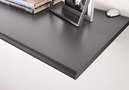 Półka wisząca szara mat 90 x 18 cm