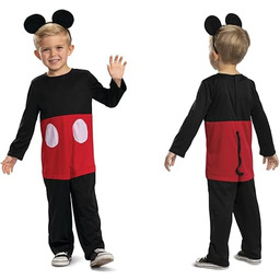 Disney Mickey Oficjalny kostium Myszki Miki, w zestawie