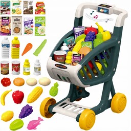 Wózek Sklepowy Zakupowy Dla Dzieci Supermarket Sklep Owoce