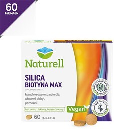 NATURELL Silica Biotyna Max - 60 tabletek