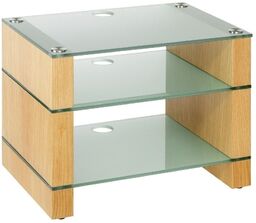 Stolik HiFi STAX 450 Kolor: Dąb, Kolor szkła: